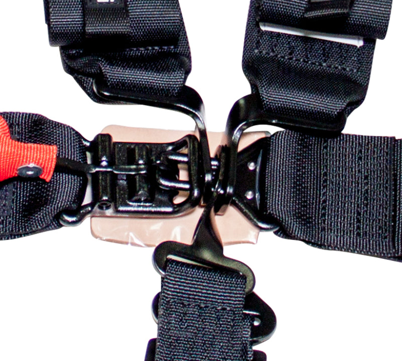 NRG SFI 16.1 5PT 3in. Seat Belt Harness / Latch Link - Black SBH-5PCBK
