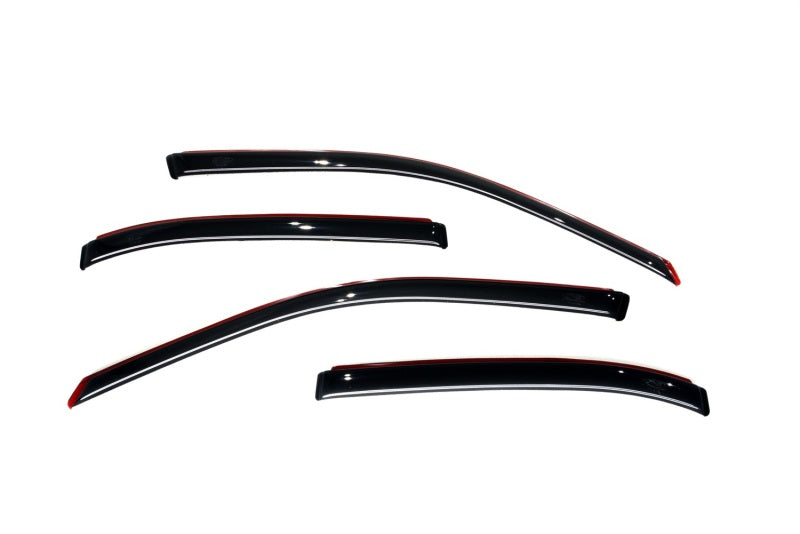 AVS 01-05 Honda Civic Ventvisor In-Channel Front & Rear Window Deflectors 4pc - Smoke 194213