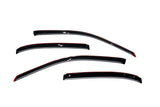 AVS 01-05 Honda Civic Ventvisor In-Channel Front & Rear Window Deflectors 4pc - Smoke 194213