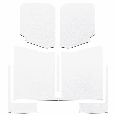 DEI 20-22 Jeep Gladiator JT 4-Door Boom Mat Complete Headliner Kit - 7 Piece - White 50185