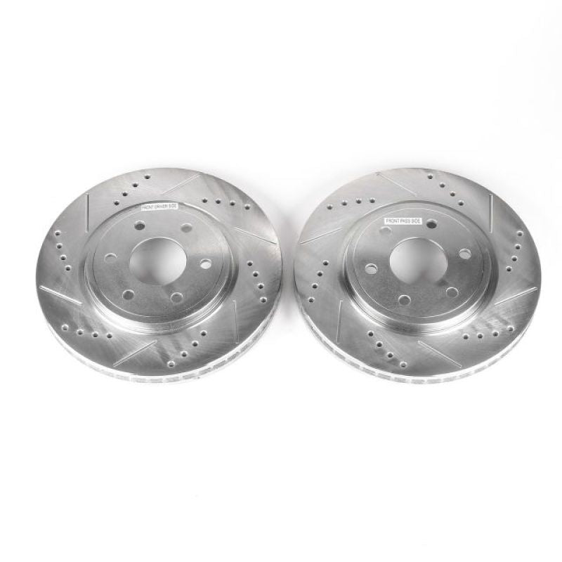 Power Stop 05-19 Nissan Frontier Front Evolution Drilled & Slotted Rotors - Pair JBR1124XPR