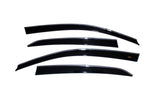 AVS 18-22 Honda Accord Ventvisor Low Profile Window Deflectors 4pc - Smoke w/Chrome Trim 794020