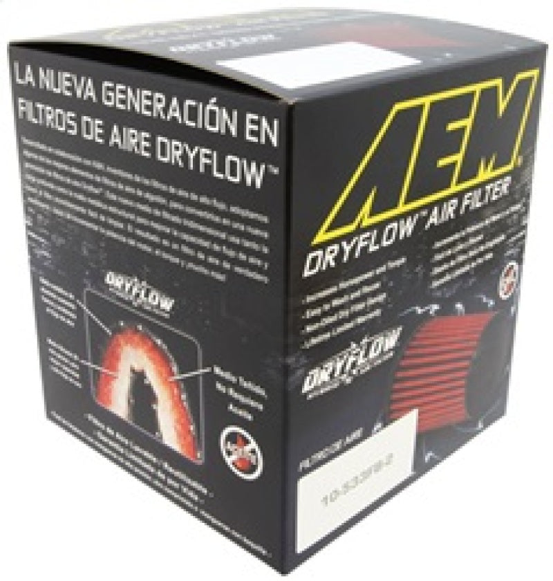 AEM Dryflow 3in. X 5in. Round Tapered Air Filter 21-2031D-HK