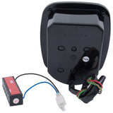 ANZO 1976-1985 Jeep Wrangler LED 2 Lens - Red/Clear, Chrome 861082