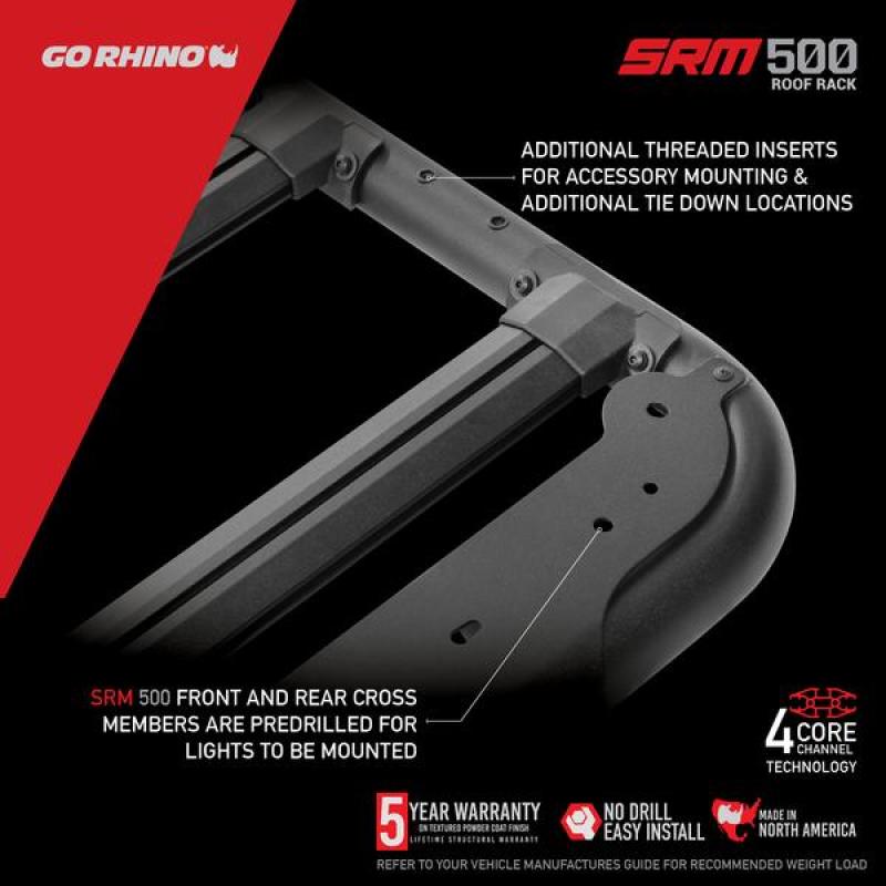 Go Rhino SRM 500 Roof Rack - 65in 5935065T