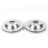 Power Stop 07-15 Audi Q7 Rear Evolution Drilled & Slotted Rotors - Pair EBR1013XPR