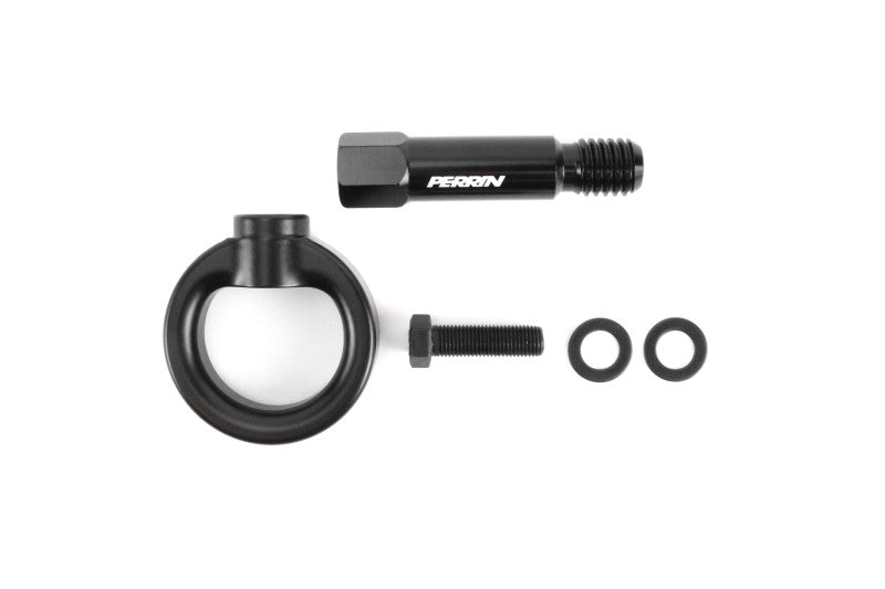 Perrin 2020 Toyota Supra Tow Hook Kit (Front) - Black PTP-BDY-230BK