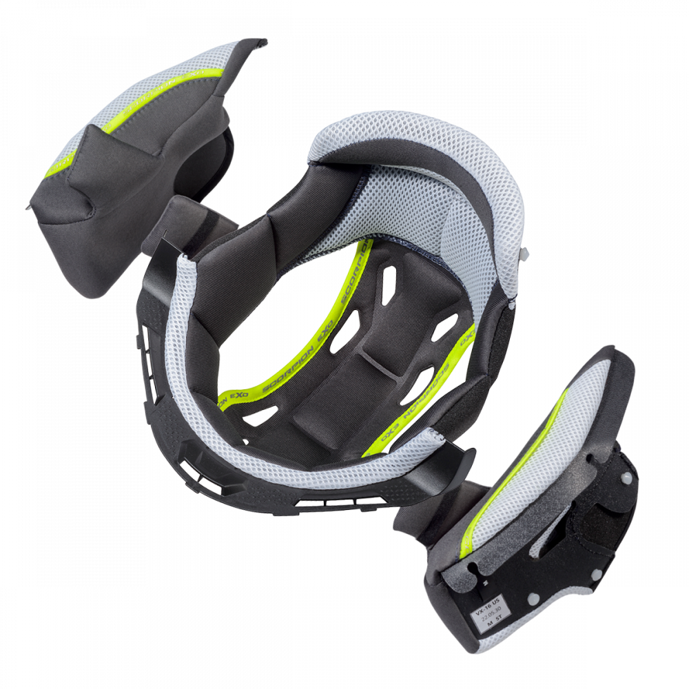 SCORPION EXO Vx-16 Kwikwick Ii Liner/Cheek Pad Kit Xs 16-600-02