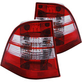 ANZO 1998-2005 Mercedes Benz M Class W163 Taillights Chrome 221134
