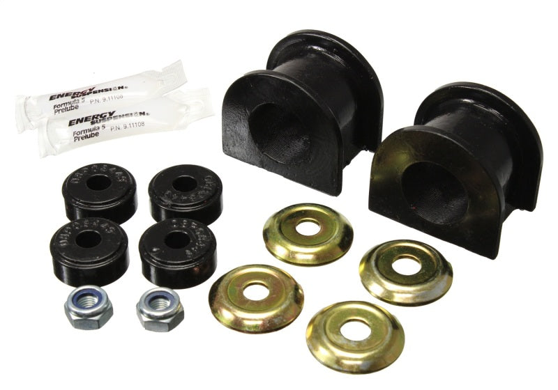 Energy Suspension 05-15 Toyota Tacoma 2WD 30mm Front Sway Bar Bushing Set - Black 8.5153G