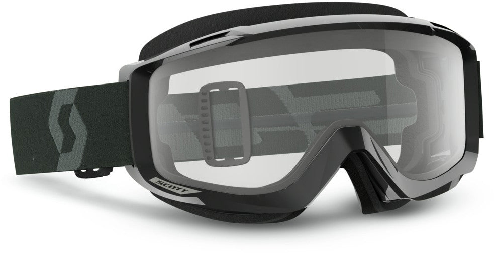 SCOTT Split Otg Sand/Dust Goggle Black/White W/Grey Lens 262612-1007116