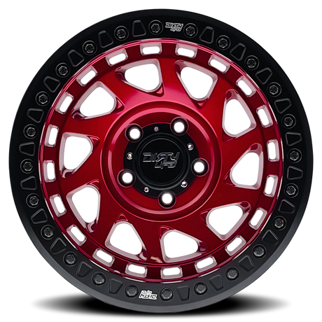 Dirty Life 9313 Enigma Race 17x9 / 5x127 BP / -38mm Offset / 78.1mm Hub Crimson Candy Red Wheel