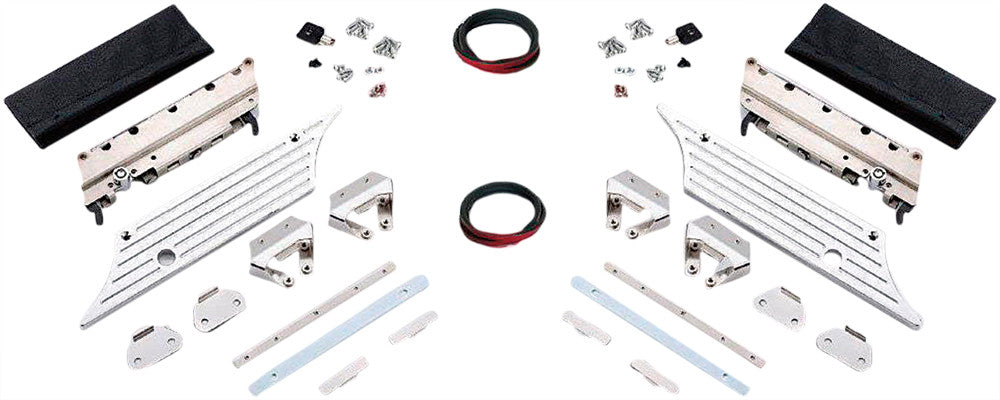 BAGGER WERX Saddlebag Latch Kit W/Locks & Latch Covers 109001