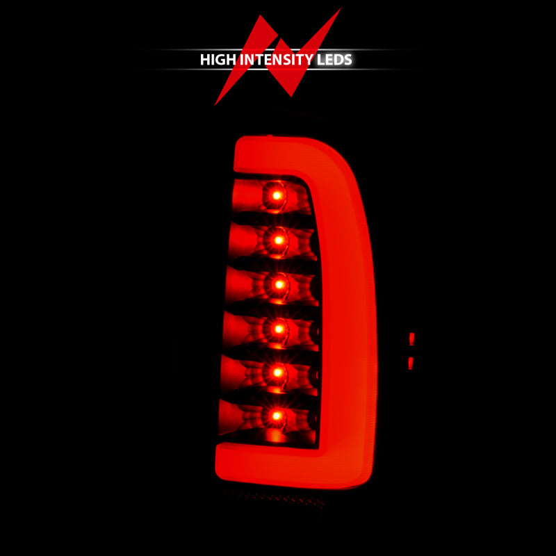 ANZO 1995-2000 Toyota Tacoma LED Taillights Black Housing Smoke Lens (Pair) 311354