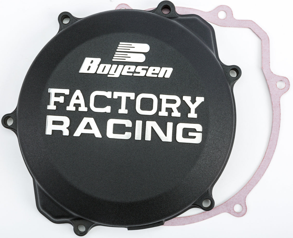 BOYESEN Factory Racing Clutch Cover Black CC-32AB
