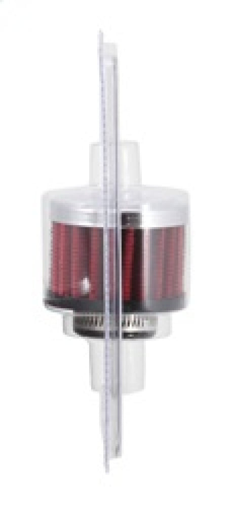 K&N 3/4 inch ID 2 inch OD 1.5 inch H Clamp On Crankcase Vent Filter 62-1360