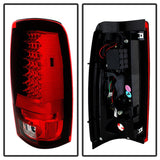 Spyder Chevy Silverado 1500 03-06 (Not Fit Stepside)LED Tail Lights Red Clear ALT-YD-CS03-LED-RC 5001740