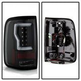 Spyder 04-08 Ford F-150 Projector Tail Lights - Light Bar DRL LED - Black ALT-YD-FF15004V2-LBLED-BK 5084170