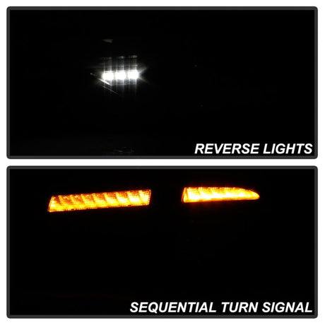 Spyder 08-14 Subara Impreza WRX Hatchback LED Tail Lights Seq Signal Blk Smoke ALT-YD-SI085D-SEQ-BSM 5086747