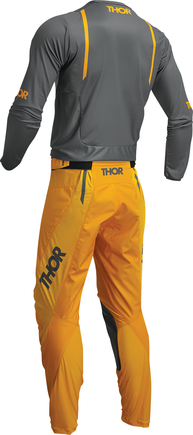 THOR Pulse Mono Jersey - Gray/Yellow - Large 2910-7105