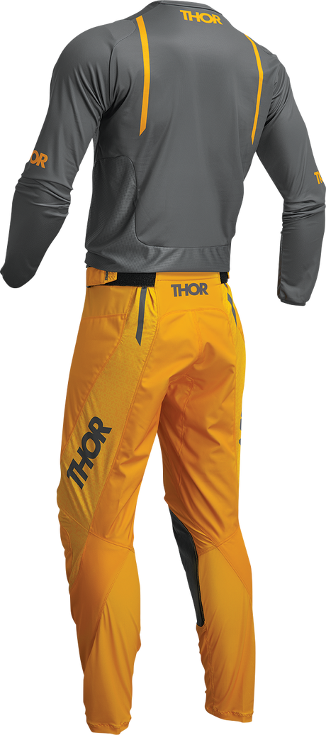 THOR Pulse Mono Jersey - Gray/Yellow - 3XL 2910-7108