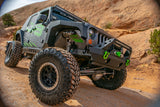 DV8 Offroad 07-18 Jeep Wrangler JK Front Aluminum Inner Fender - Black INFEND-01FB
