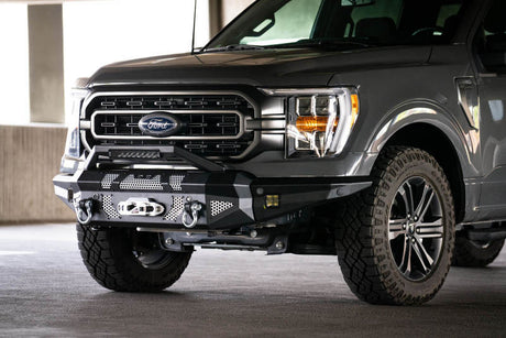 DV8 Offroad 21-22 Ford F-150 MTO Series Winch Front Bumper FBFF1-10