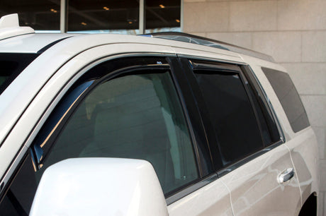 AVS 07-14 Cadillac Escalade Ventvisor In-Channel Front & Rear Window Deflectors 4pc - Smoke 194415