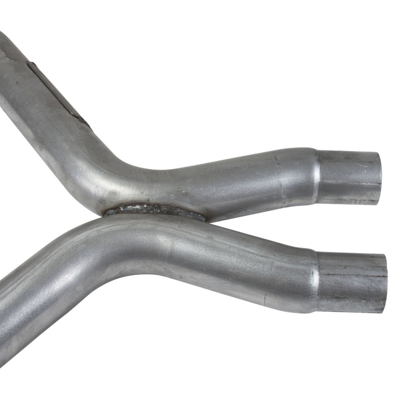 BBK 11-14 Mustang 3.7 V6 Short Mid X Pipe With Catalytic Converters 2-1/2 For BBK Long Tube Headers 1461