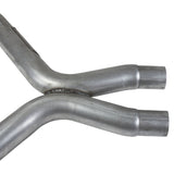 BBK 11-14 Mustang 3.7 V6 Short Mid X Pipe With Catalytic Converters 2-1/2 For BBK Long Tube Headers 1461