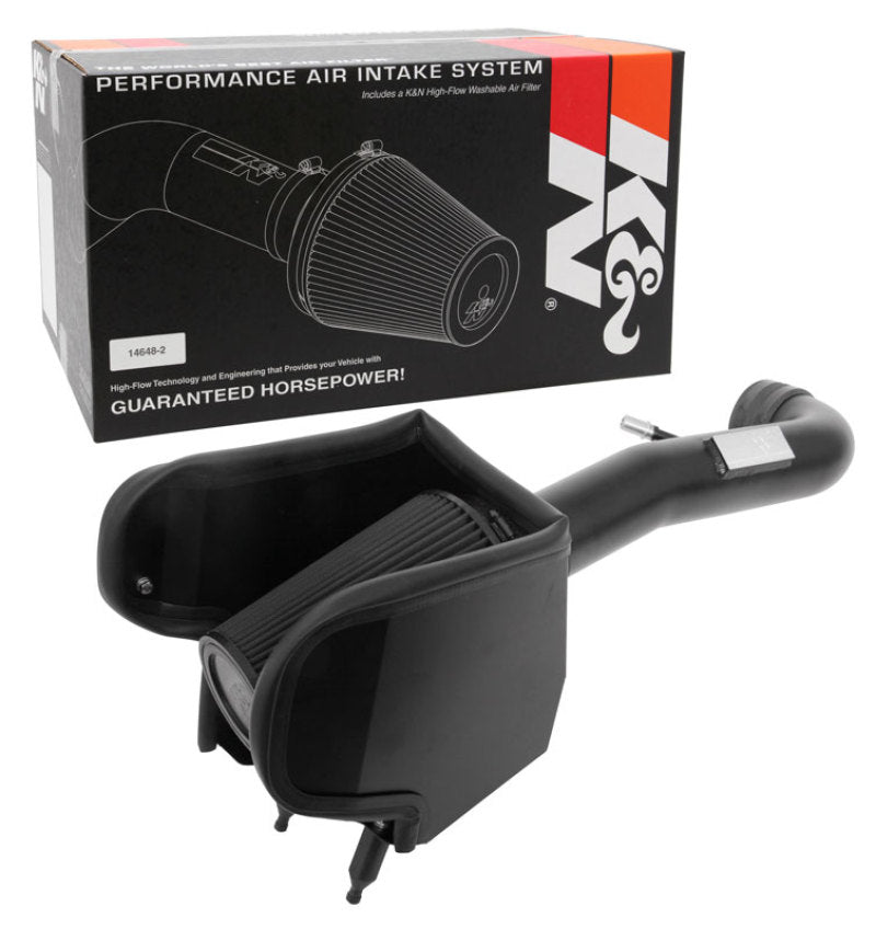 K&N 2018 Jeep Wrangler JL V6-3.6L F/I Blackhawk Performance Intake Kit (No Jeep Grand Cherokee) 71-1576