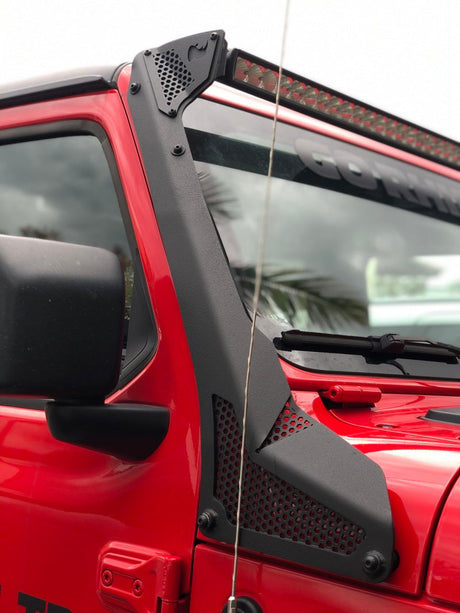 Go Rhino 18-20 Jeep Wrangler JL/JLU/Gladiator JT XE Windshield Light Bar Mount - 50in Single Row 730500T