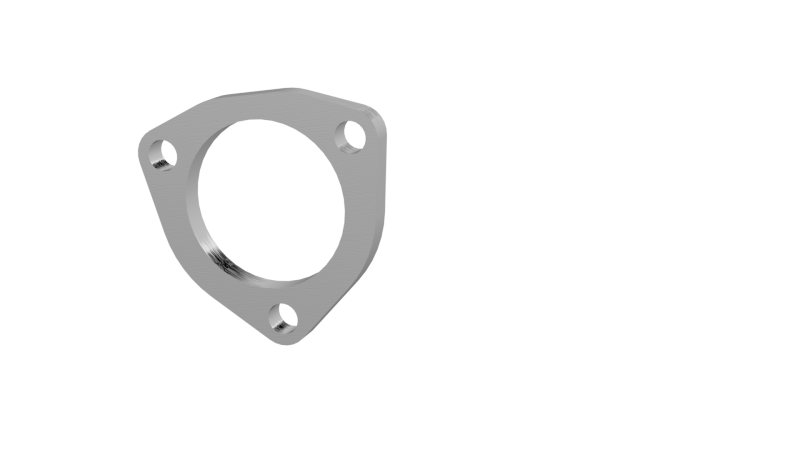 QTP 2.5in Weld-On QTEC 3 Bolt Flange 10250F