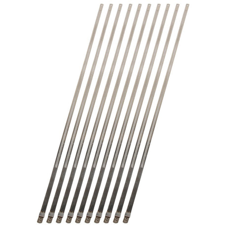DEI Stainless Steel Positive Locking Tie 1/4in (7mm) x 20in - 10 per pack 10210
