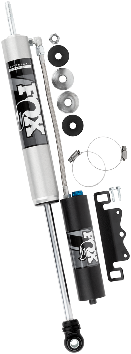 Fox 2005+ Ford Super Duty 2.0 Perf Series 9.6in Smooth Body Remote Res. Front Shock - CD Adj 985-26-162