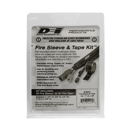 DEI Fire Sleeve and Tape Kit 1in I.D. x 3ft 10474