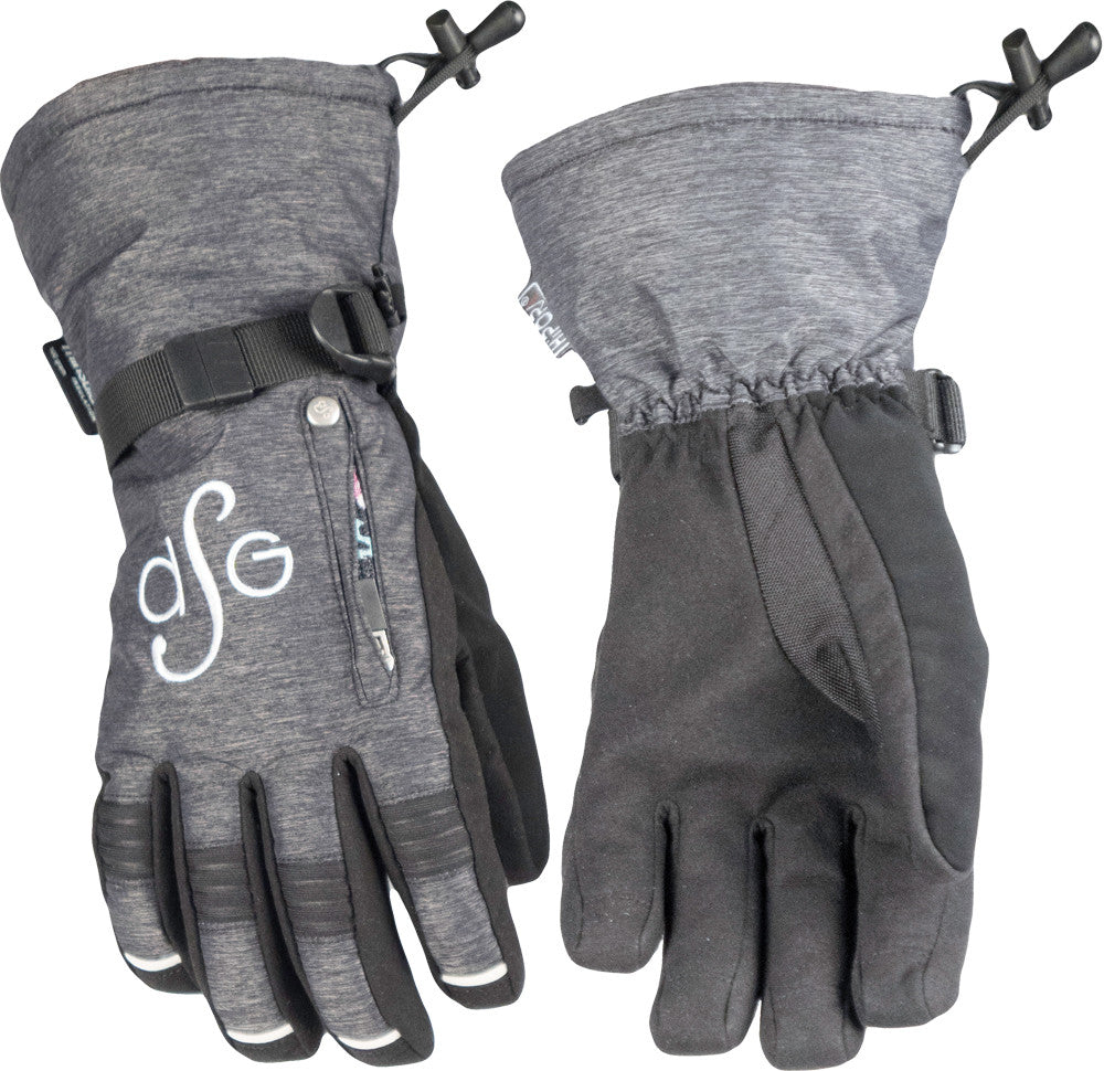 DSG Lily Glove Black Heather Xs 35410