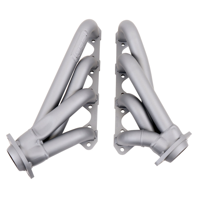 BBK 79-93 Mustang 351 Swap Shorty Unequal Length Exhaust Headers - 1-5/8 Titanium Ceramic 1511