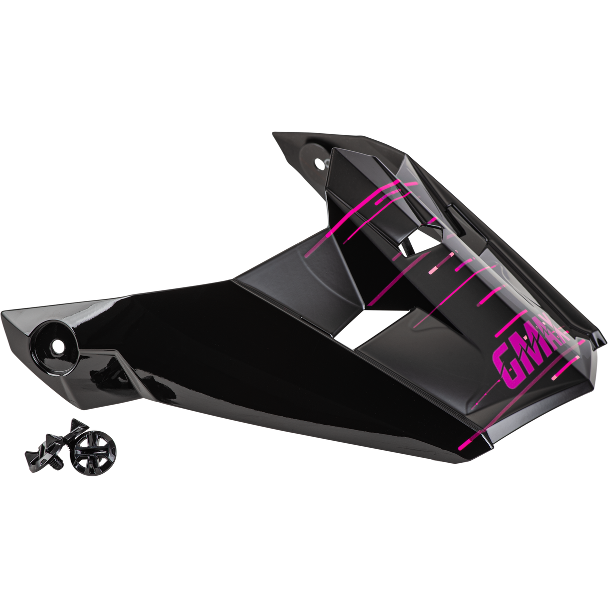 GMAX Mx-46 Frequency Off-Road Visor Matte Black/Pink Xs-Sm G0463173