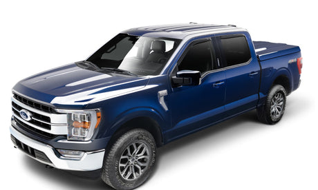 AVS 15-18 Ford F-150 Supercrew Ventvisor In-Channel Front & Rear Window Deflectors 4pc - Smoke 194975