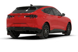 Rally Armor 21-23 Ford Mustang Mach-E Black UR Mud Flap w/ Red Logo MF96-UR-BLK-RD