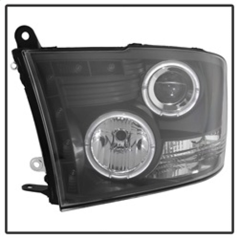 Spyder Dodge Ram 1500 09-14 10-14 Projector Headlights Halogen- LED Halo LED - Blk PRO-YD-DR09-HL-BK 5010032