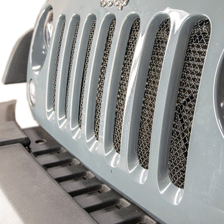 DV8 Offroad 2007-2018 Jeep JK Black Mesh Grille D-JP-190010-BK