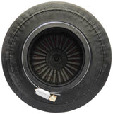 AEM DryFlow Air Filter - Round Tapered 5in Top OD x 6 Base OD x 5.563in H x 3in Flange ID 21-203D-XK