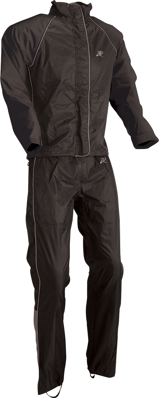 Z1R Women's 2-Piece Rainsuit - Black - Medium 2853-0029