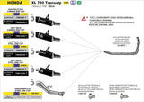 Arrow Exhaust 12001dr