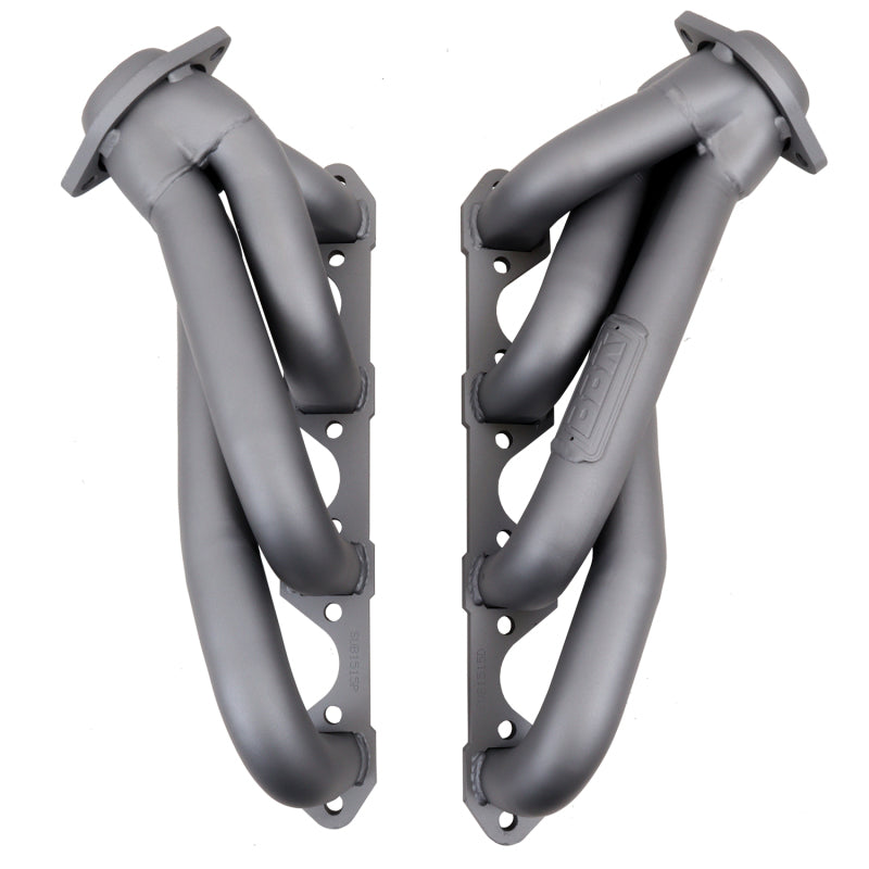 BBK 79-93 Mustang 5.0 Shorty Unequal Length Exhaust Headers - 1-5/8 Titanium Ceramic 1515