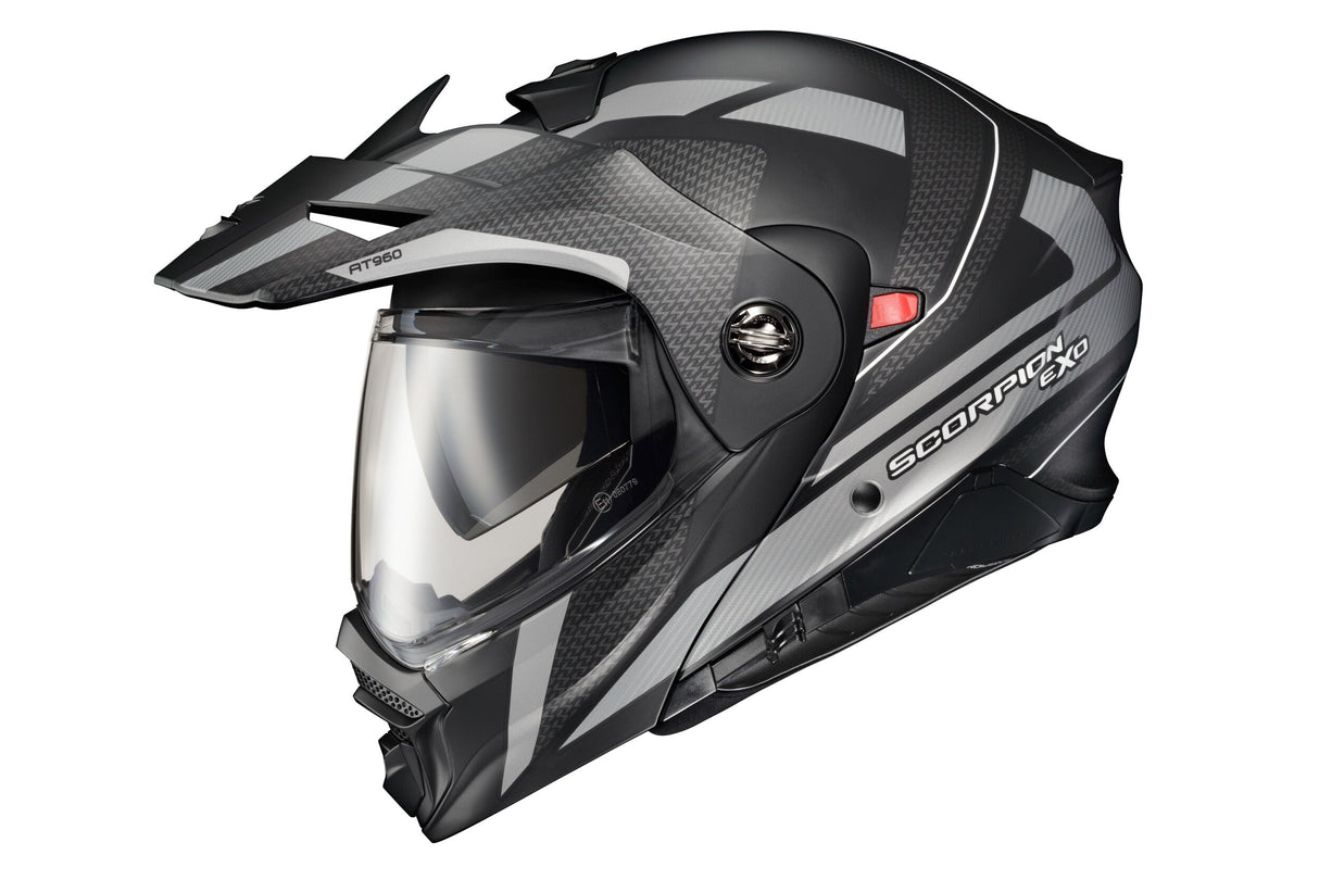 SCORPION EXO Exo-At960 Modular Helmet Hicks Phantom Lg 96-1125