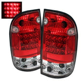 Spyder Toyota Tacoma 01-04 LED Tail Lights Red Clear ALT-YD-TT01-LED-RC 5007872