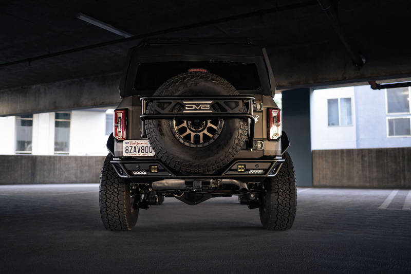 DV8 Offroad 21-23 Ford Bronco Competition Series Rear Bumper RBBR-04